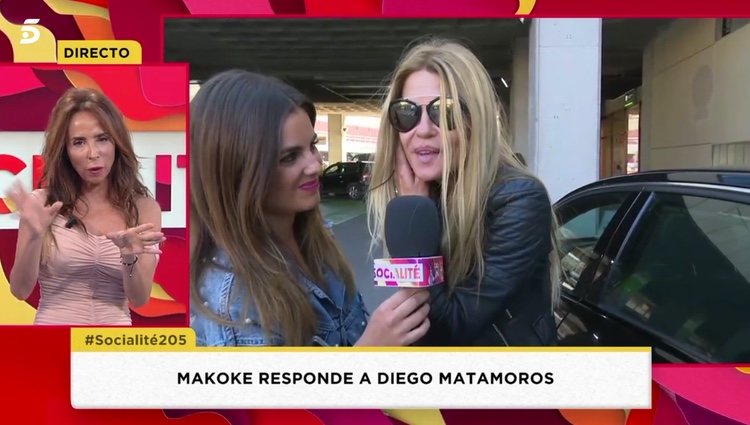 Makoke respondiendo a las acusaciones de Diego Matamoros / Telecinco.es