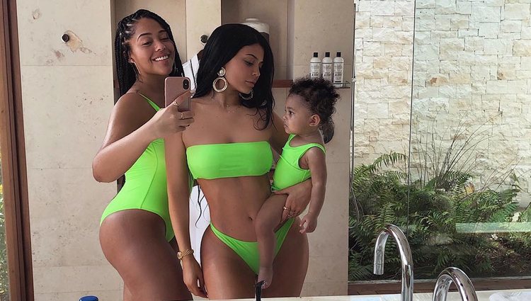 Jordyn Woods, Kylie Jenner y Stormy de vacaciones | Foto: Instagram