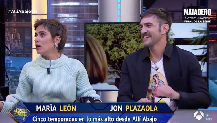 María León y Jon Plazaola en 'El Hormiguero' | Foto: Antena3.com