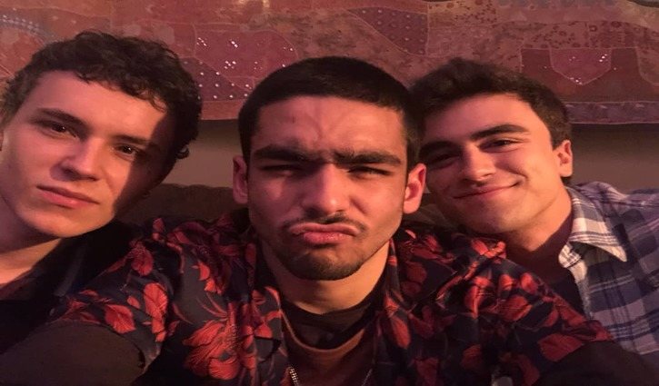 Aron Piper, Omar Ayuso e Itzan Escamilla/ Instagram 