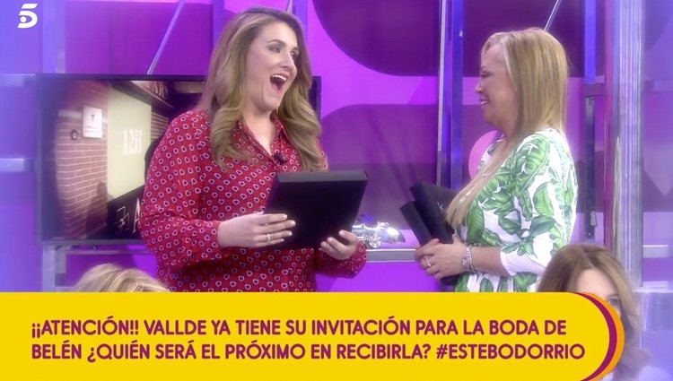 Carlota Corredera, ilusionada al recibir la invitación | Foto: telecinco.es