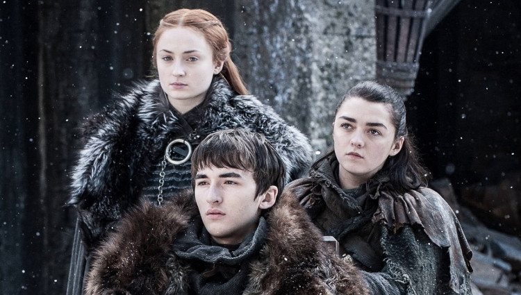 Arya, Bran y Sansa se reencuentran en Invernalia