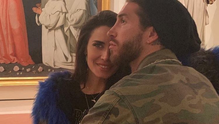 Sergio Ramos y Pilar Rubio en el Museo de Bellas Artes de Sevilla/ Foto: Instagram