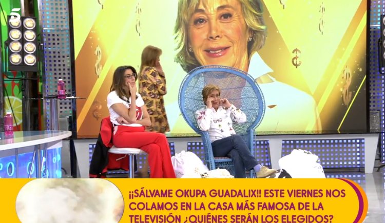 Chelo García Cortés junto a Paz Padilla y Belén Esteban en 'Sálvame'