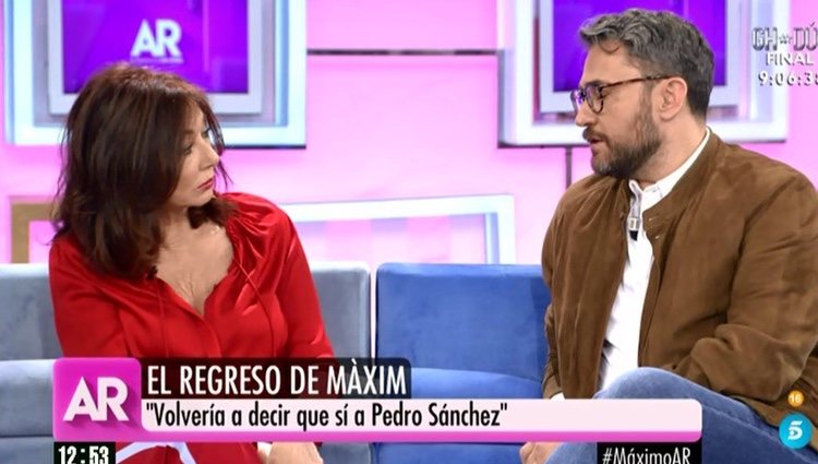 Màxim Huerta en 'El programa de AR' | Foto: telecinco.es