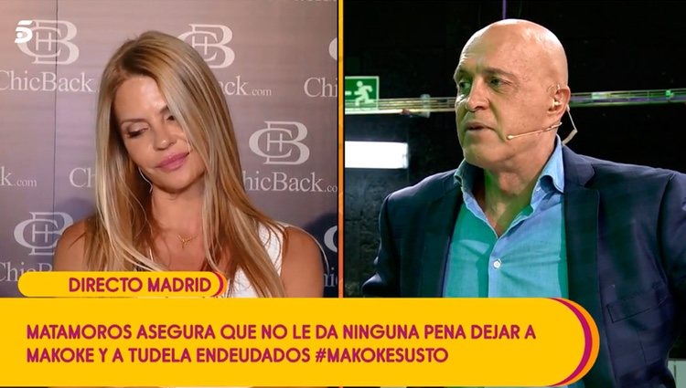 Makoke y Kiko Matamoros enfrentados en directo en 'Sálvame'/ Foto: teleicnco.es