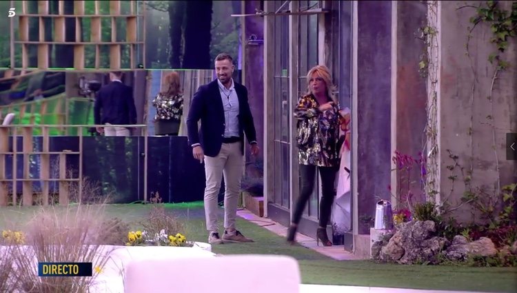  Lydia Lozano y Rafa Mora en la casa de Guadalix | Foto: Telecinco