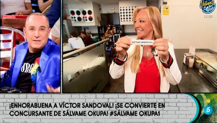 Belén Esteban desvelando el nombre de Víctor Sandoval l Telecinco.es