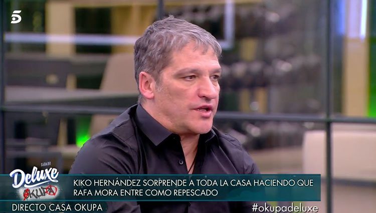 Gustavo González en 'Sálvame Okupa'/ Foto: Telecinco.es