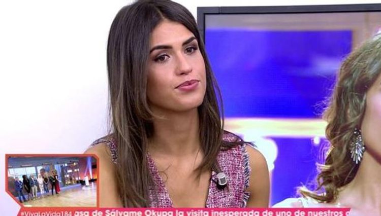 Sofía Suescun realiza una entrevista en 'Viva la Vida' / foto: telecinco.es