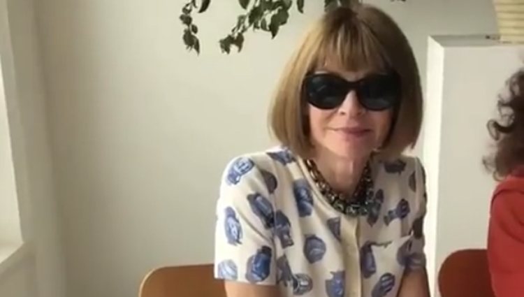 Anne Wintour es la editora de Vogue / foto: Instagram Anne Wintour