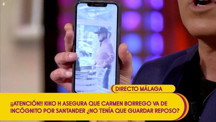 Kiko Hernandez desvela las fotografías de Carmen Borrego en Santander | Foto: Telecinco.es