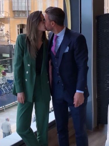 Lorena Gómez y René Ramos muy acaramelados en la Semana Santa de Málaga | Foto: Instagram