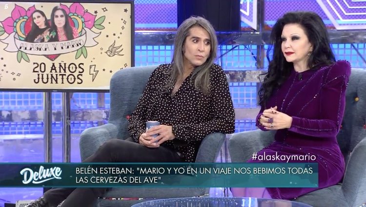 Alaska hablando sobre la enfermedad de su marido Foto: Telecinco