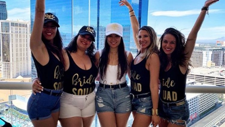 Marie Chevallier en su despedida de soltera en Las Vegas | Foto: Instagram