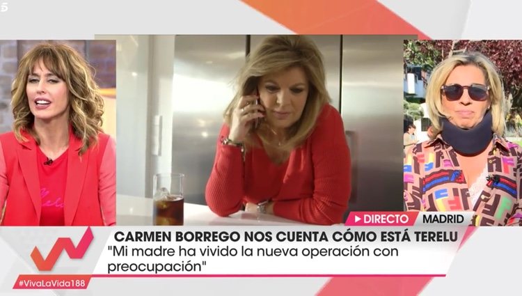 Borrego cuenta la reacción de María Teresa Campos | Foto: Telecinco.es