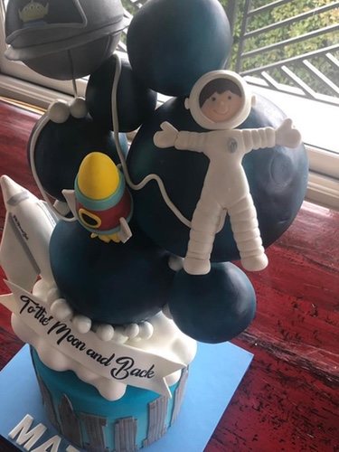 La tarta de cumpleaños del pequeño Matías/ Foto: Instagram