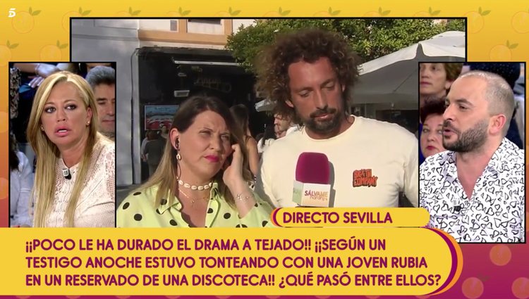 Antonio Tejado y Belén Esteban enfrentados l Foto: telecinco.es