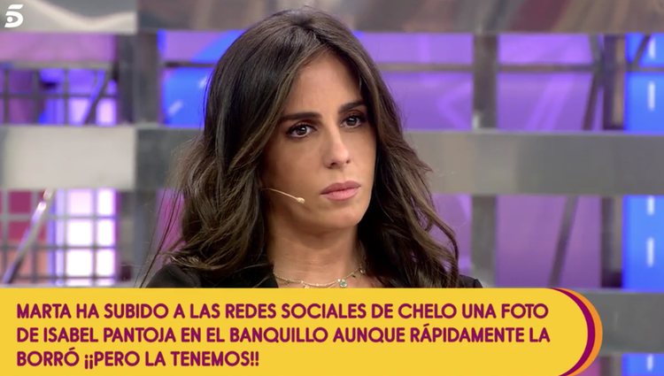 Anabel Pantoja se muestra dolida por la imagen publicada </p><p>/ foto: telecinco.es