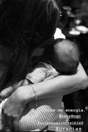 Sara Carbonero con Hugo, el hijo de Isabel Jiménez/ Foto: Instagram