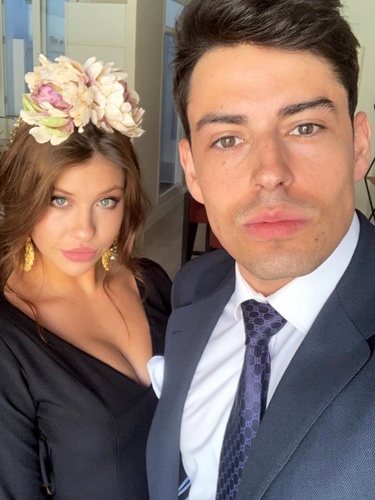 Anita Matamoros y David Salvador | Instagram