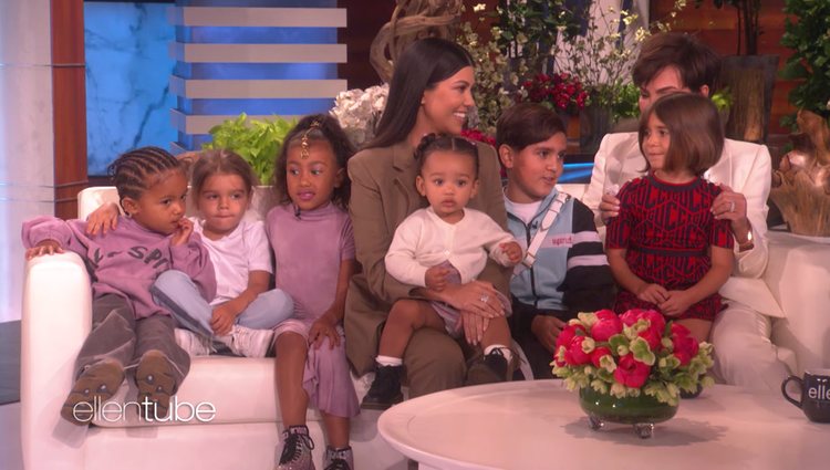 Kourtney K. y Kris Jenner en el programa de Ellen Degeneres