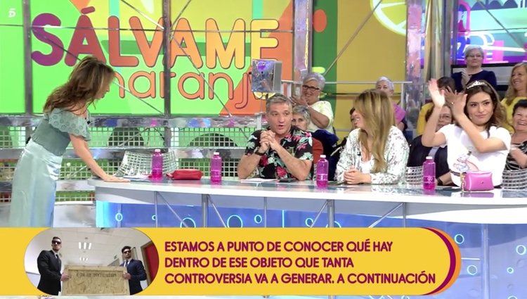 Las colaboradoras se ponen en contra de Gustavo González en 'Sálvame' Foto: Telecinco