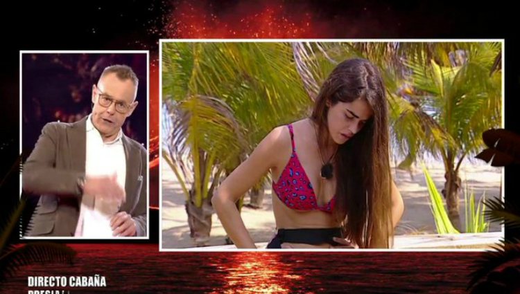 Violeta antes de saber si podría regresar o no a la playa junto a sus compañeros | telecinco.es