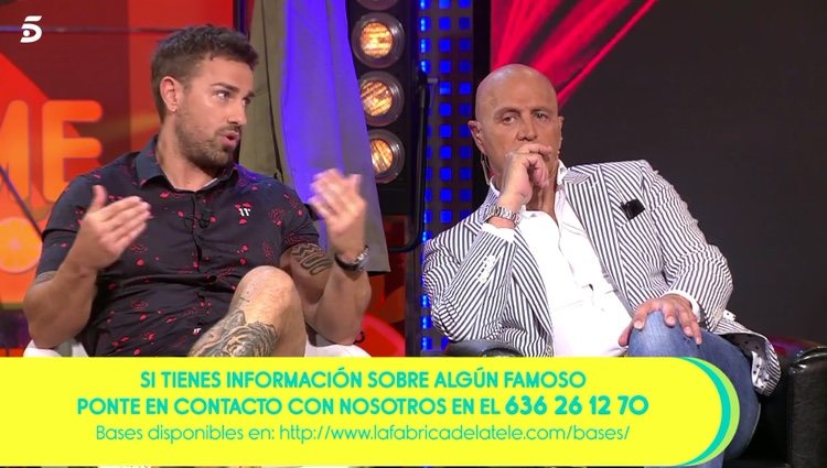 Rafa Mora disculpándose por su actitud / Telecinco.es