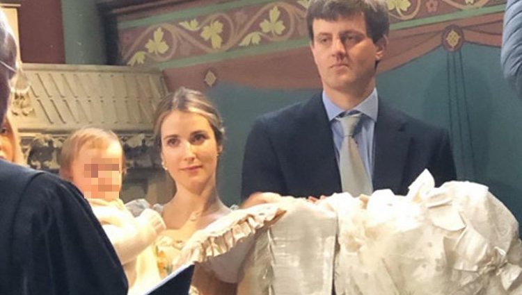 Ernesto Augusto y Ekaterina de Hannover en el bautizo de Welf Augusto | Foto: Instagram