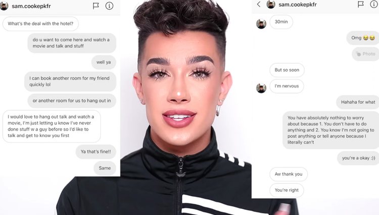 James Charles en su vídeo 'No more lies'