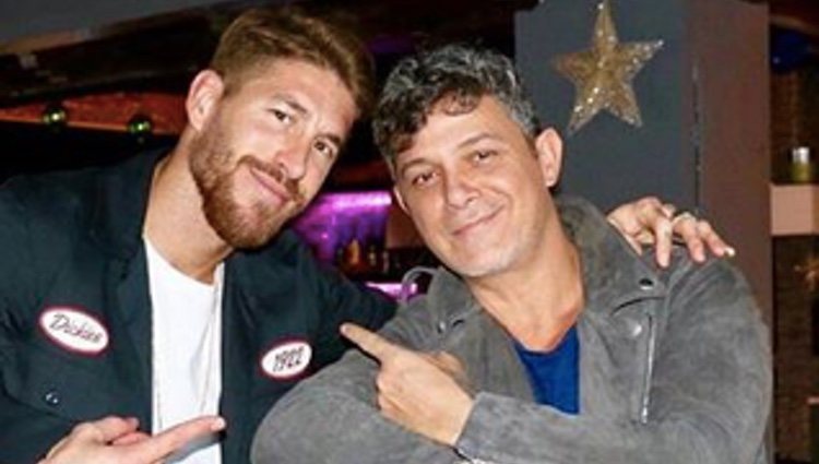 Sergio Ramos y Alejandro Sanz juntos/ Foto: Instagram