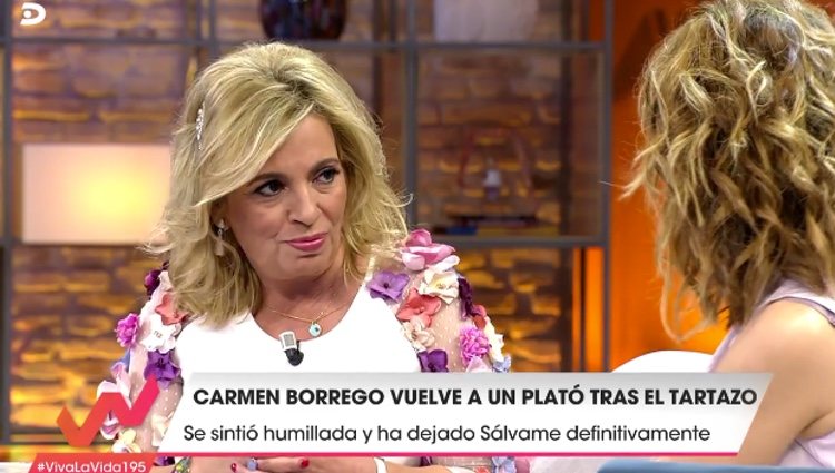 Carmen Borrego se convierte en la nueva colaboradora de 'Viva la vida' / Telecinco.es