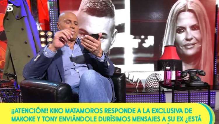 Kiko Matamoros en 'Sálvame'/foto:telecinco.es