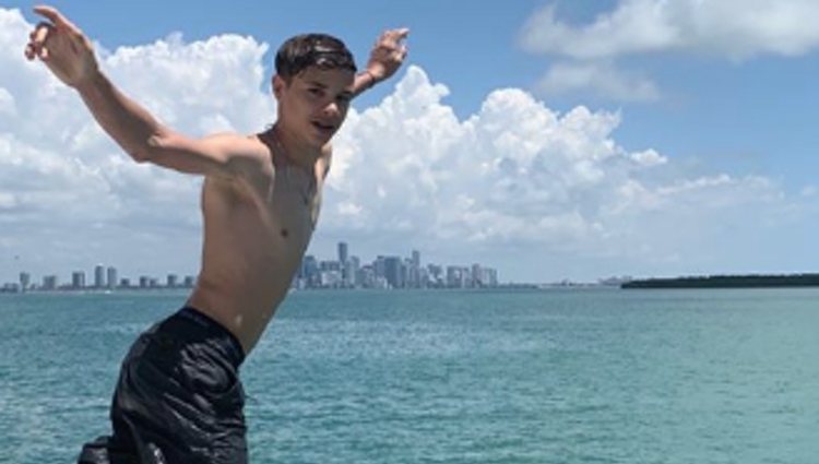 Romeo Beckham en Miami / Foto: Instagram David Beckham