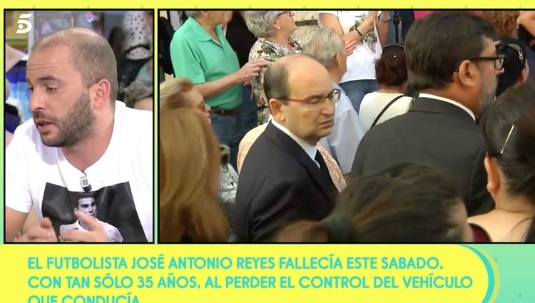 Antonio Tejado, destrozado hablando de su amigo | Foto: telecinco.es