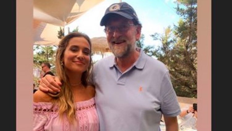 María Pombo junto a Mariano Rajoy / Foto: Instagram