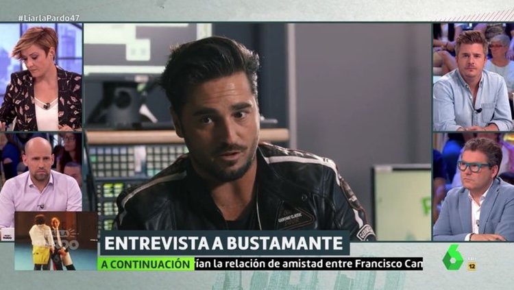 David Bustamante en su entrevista de 'Liarla Pardo'/ Foto: La Sexta