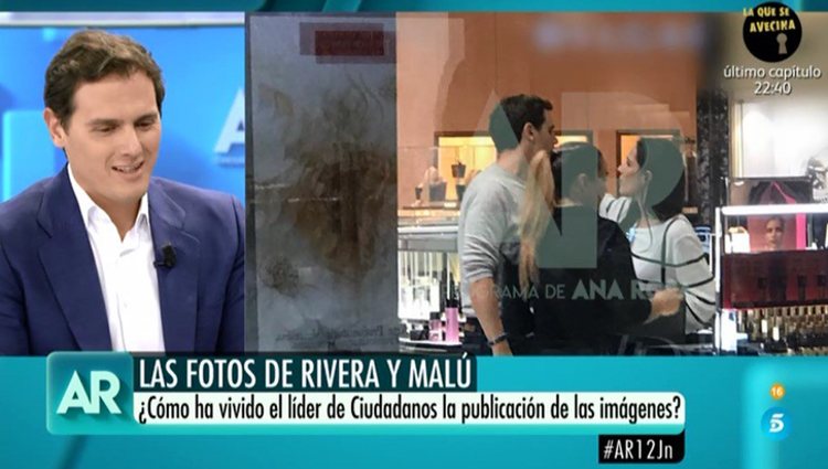 Albert Rivera en el programa de Ana Rosa Quintana | Foto: Telecinco.es