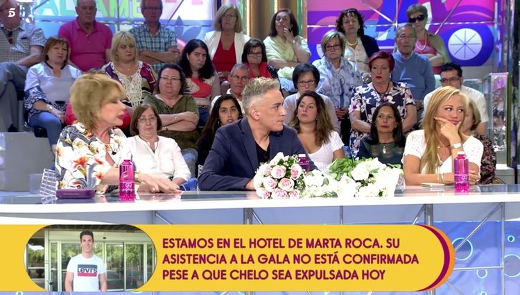 Mila Ximénez cuenta a sus compañeros el origen de su disputa con Chelo Foto: Telecinco