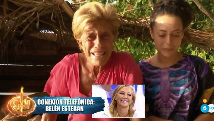 Chelo García Cortés se emociona al escuchar a Belén Esteban | Foto: telecinco.es