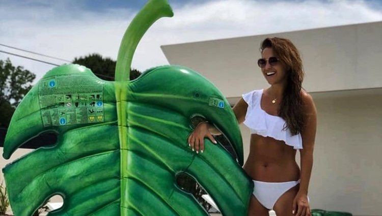 Paula Echevarría disfrutando de su piscina/ Foto: Instagram