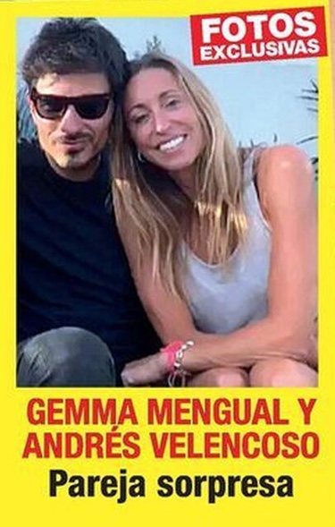 Gemma Mengual y Andrés Velencoso en la portada de Diez Minutos