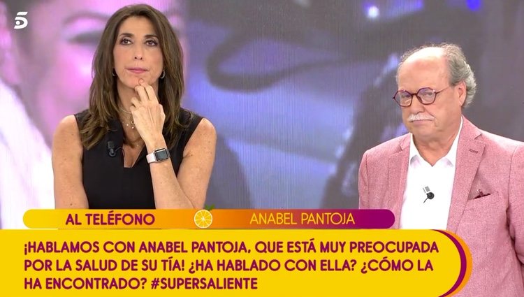 Anabel Pantoja hablando por teléfono con 'Sálvame' / Telecinco.es