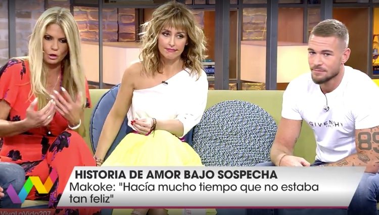 Makoke, Emma García y Tony Spina en 'Viva la vida' / Foto: Telecinco.es