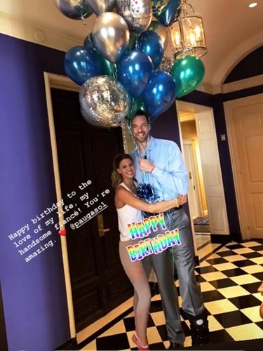 La felicitación de Catherine McDonell a Pau Gasol/ Foto: Instagram