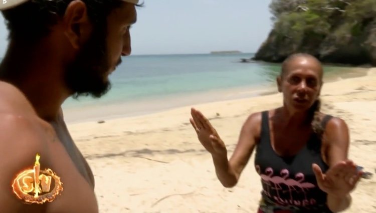 Isabel Pantoja y Omar Montes discuten por la comida / Foto: Telecinco.es