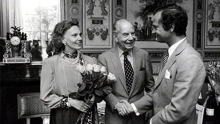 Marianne y Sigvard Bernadotte con el Rey Carlos XVI Gustavo de Suecia | Pinterest