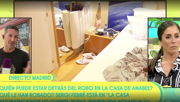 Imágenes del desorden que dejaron los cacos en la casa de Anabel / Foto: Telecinco.es