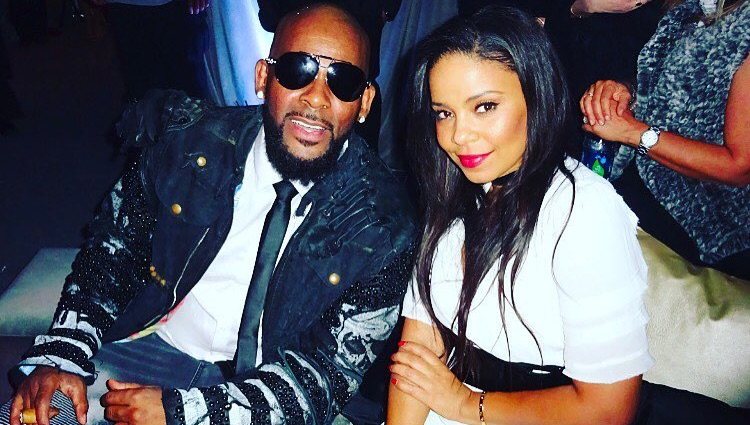 R. Kelly con la actriz Sanaa Lathan en su cumpleaños / Foto: Instagram